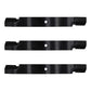 Set of 3 heavy duty 61" Mower blades XHT Fits Husqvarna 539 10 57-11
