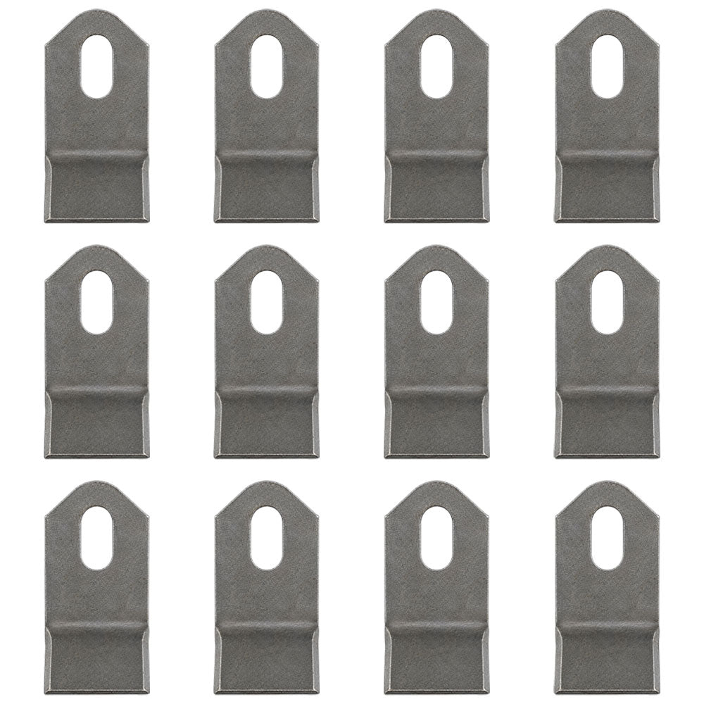 Qty 12: Flail Mower Blades Fits Terrain King Replaces 100759