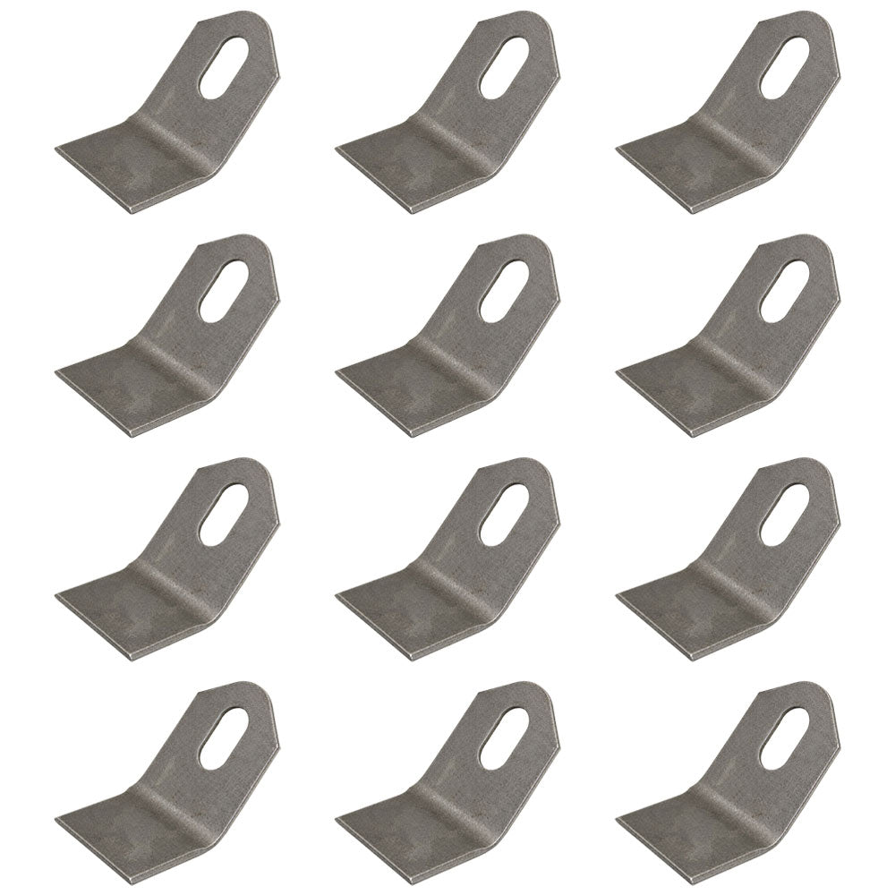 Qty 12: Flail Mower Blades Fits Terrain King Replaces 100759