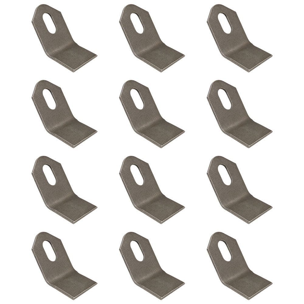 Qty 12: Flail Mower Blades Fits Terrain King Replaces 100759
