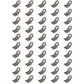 Pack of 50 Aftermarket 654-100759 Flail Mower Blades Fits Alamo Fits Mott