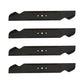 Qty 4: Blade - 21-3/16" x 13/32" Fits Troy Bilt Replaces 742-0499