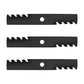 3pk Oregon Mulching Blades Fits Exmark 48" Metro HP Turf Tracer 103-6391 Mowers