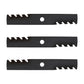 New 3 Pack HD Mulching Blades for 48" Fits Exmark 103-6396 1165177S 16-1/4"