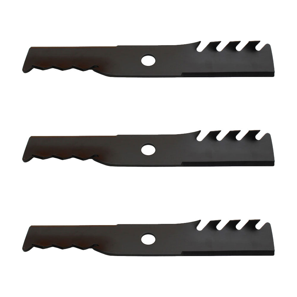 3 Mulching Blades for 48" Fits Exmark Metro Turf Tracer 15/16" Hole