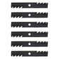 (6) Replacement Mulching Blades 16-1/4" X 15/16" Fits Exmark Models