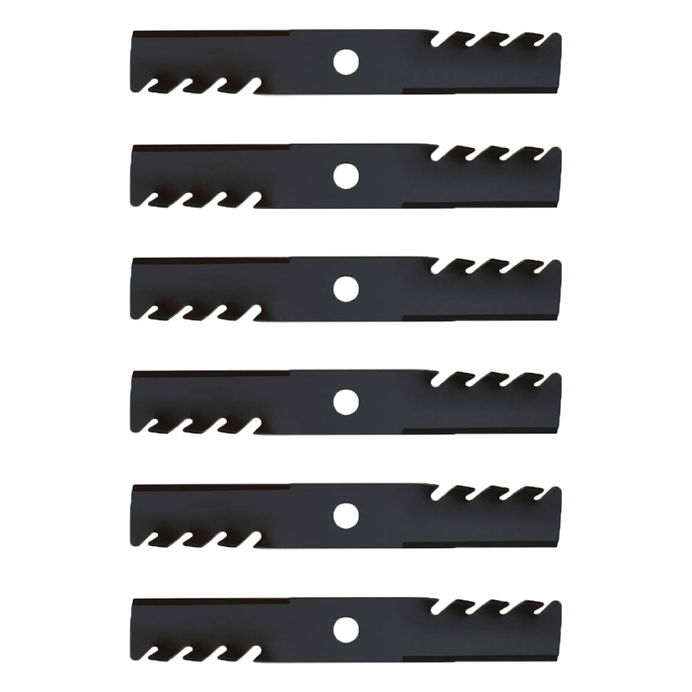 (6) Replacement Mulching Blades 16-1/4" X 15/16" Fits Exmark Models