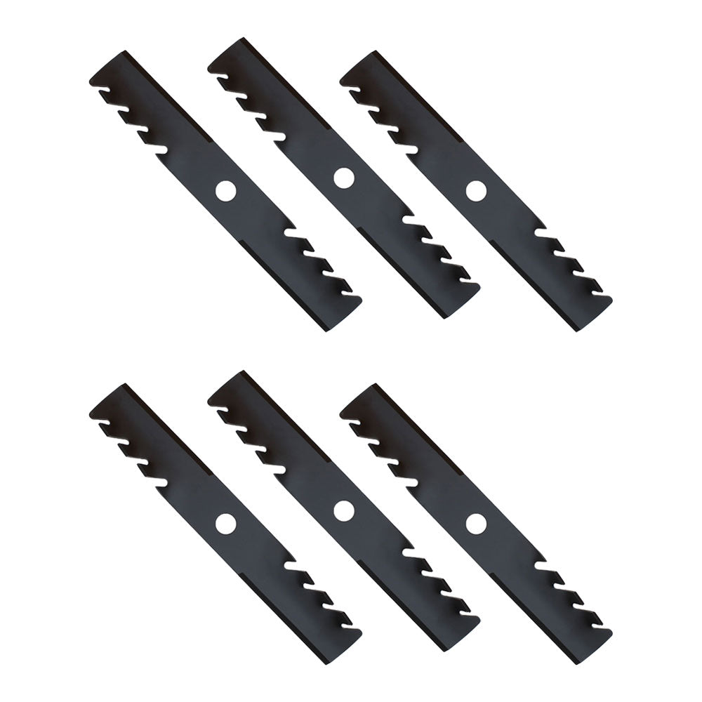 (6) Replacement Mulching Blades 16-1/4" X 15/16" Fits Exmark Models