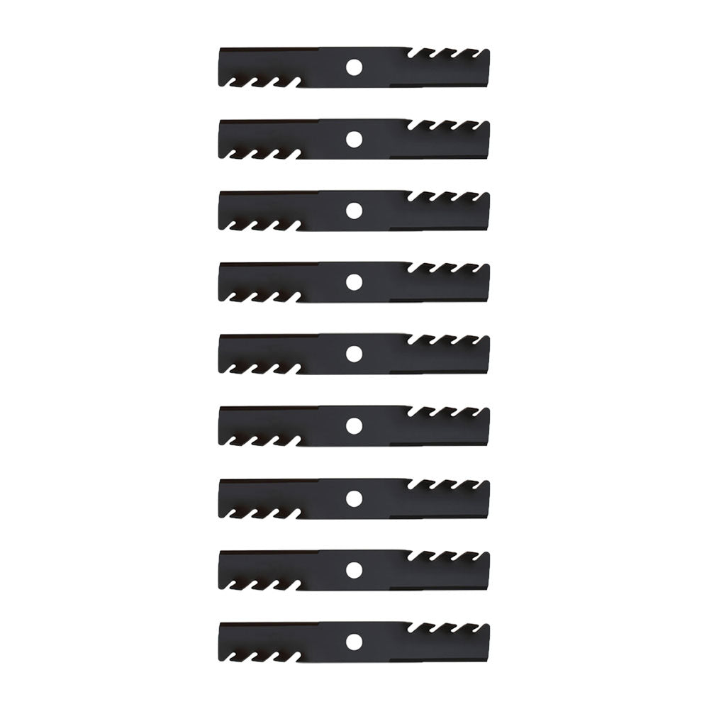 (9) Replacement Mulching Blades 16-1/4" X 15/16" Fits Exmark Models