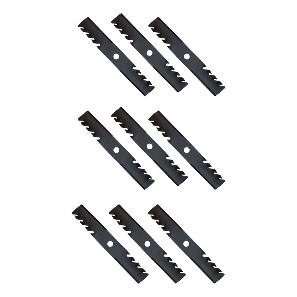 (9) Replacement Mulching Blades 16-1/4" X 15/16" Fits Exmark Models
