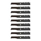 Qty 9: Toothed Mulching Blade Fits Exmark Replaces 103-6381