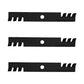 302-619 3PK Toothed Blade Fits Exmark 116-5175-S 52"