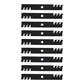 Qty 9: Mower Blades Fits Exmark Replaces 103-6397