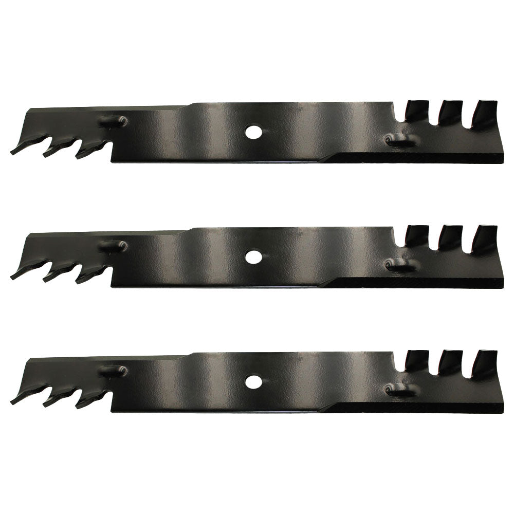 (3) 12733 Rotary Blades Compatible With Hustler 797704, 797712