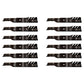 Qty 12: Mulcher Blade Fits John Deere Replaces AM106634