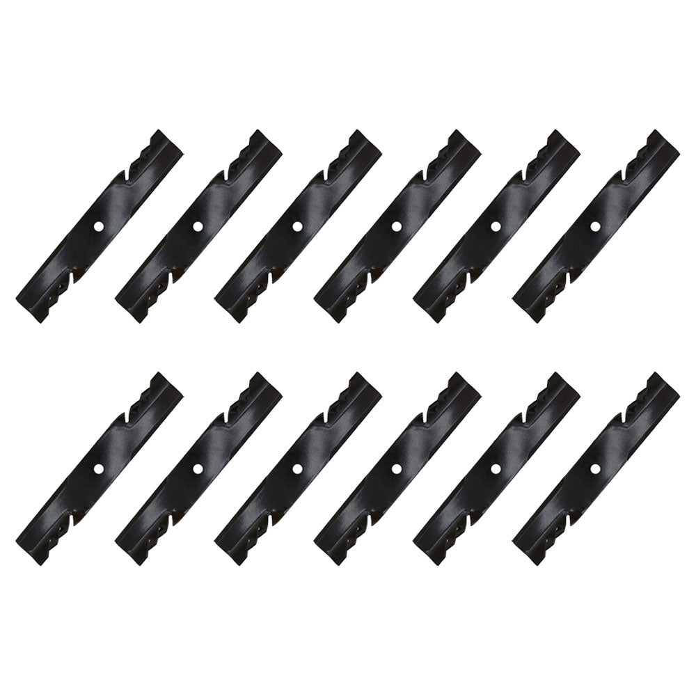 Qty 12: Mulcher Blade Fits John Deere Replaces AM106634
