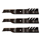 3pk Mulching Blade Oregon Fits Gator Fits John Deere 240 322 420 430 655 755 855