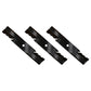 3PK Mulching Blades Fits John Deere AM39966 M86209 318 322 332 420 430