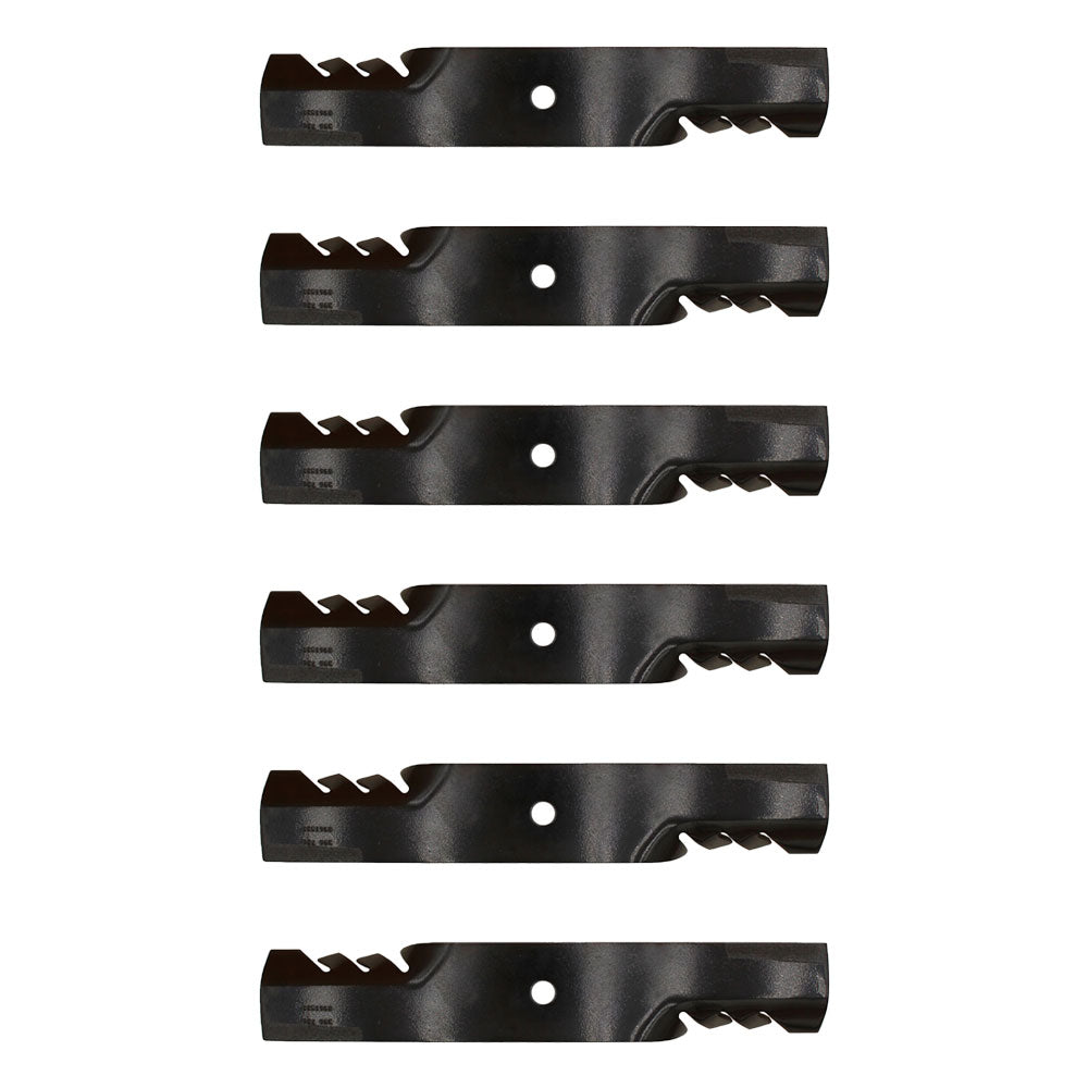 Qty 6: Mulcher Blade Fits John Deere Replaces AM106634