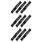 396-738 Pack of 9 Mulching Blades 17-3/16" Fits John Deere
