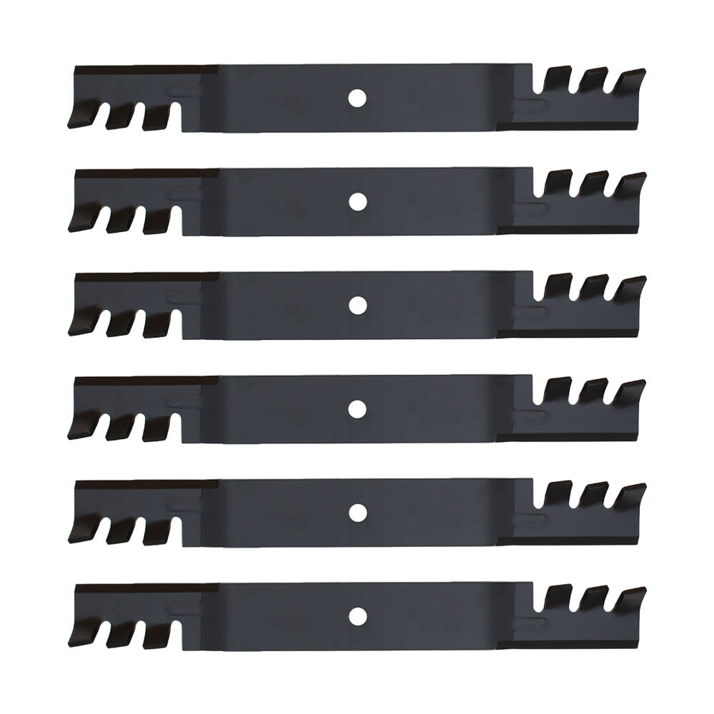 (6) Pro Mower Deck Mulch Blades - 61'' - S125XT S175X S200XT Fits Snapper