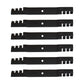 (6) Pro Mower Deck Mulch Blades - 61'' - S125XT S175X S200XT Fits Snapper
