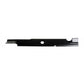 Qty 25: Notched Mower Blade - 18" X 5/8" Fits Ferris Replaces 1521227