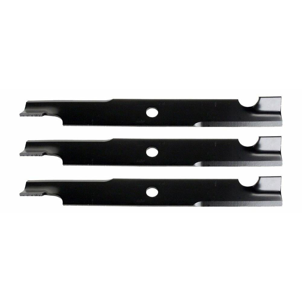 Qty 3: Notched Mower Blade - 18" X 5/8" Fits Ariens Replaces 00450300