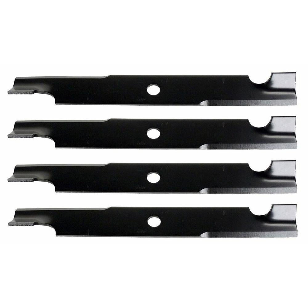 Qty 4: Notched Mower Blade - 18" X 5/8" Fits Bunton Replaces P2005