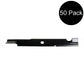 Qty 50: Notched Mower Blade - 18" X 5/8" Fits Ariens Replaces 00450300