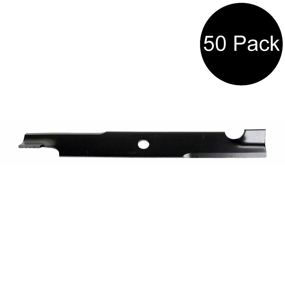 Qty 50: Notched Mower Blade - 18" X 5/8" Fits Husqvarna Replaces 100341