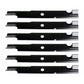 Qty 6: Notched Mower Blade - 18" X 5/8" Fits Ariens Replaces 00450300