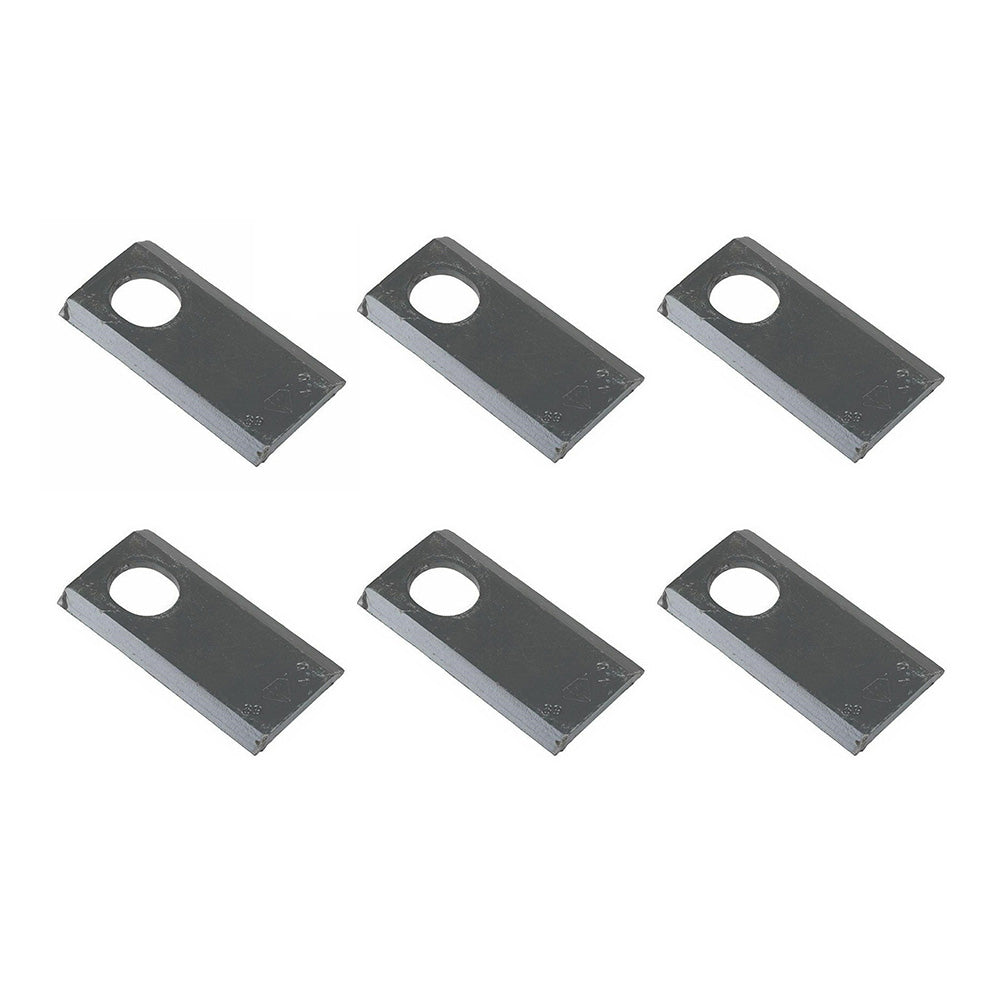 1474195 Set of Six 3.701" (94mm) LH Disc Mower Blades Fits Krone 240 241 281