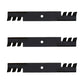 Toothed Mower Blades (3-pack) 52" Hustler Fastrack Mini Z, X-ONE I 396-704(3)