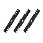 3 Pack Copperhead Mulching Blades Fits Excel Hustler 52" Super Z Mower 11556