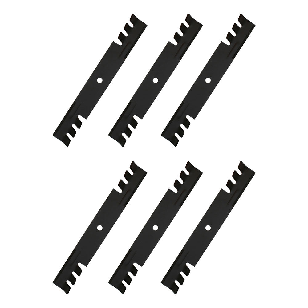 6-Pack Toothed Mulching Blades Fits Dixie Chopper 30227-52X Iron Eagle ONLY 50"