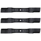 62" 3446 Lawn Mower Blade Set (3) 5/8" Center Hole fits Walker 5705-3