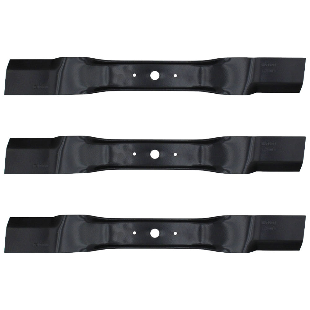 62" 3446 Lawn Mower Blade Set (3) 5/8" Center Hole fits Walker 5705-3