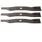 Set 3 60" Heavy Duty Mower Blades Fits Kubota K5651-34340 330-552 6209