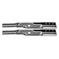 1 SET OF (2) Fits Hi-Lift Blades Fits Snapper 38 Cut Lawn Tractor Mower Deck"