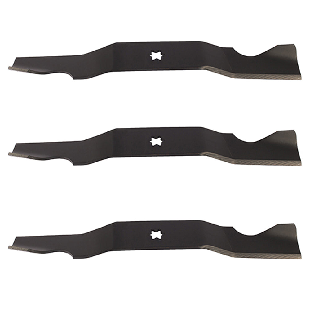 (3) Heavy-Duty Blades Fits Cub Cadet/MTD/Fits Toro 50" Mowers 742-04053 942-0405