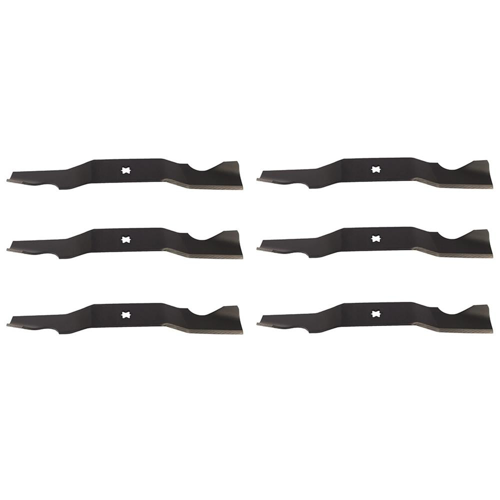 (6) 742-04053 954-04053 942-04053C Heavy Duty Blades Fits Cub Cadet RZT50 50"