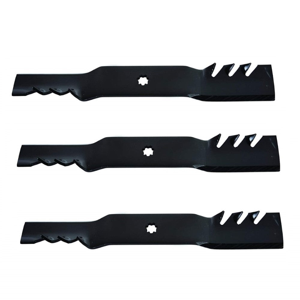 Qty 3: Mulching Blade Fits John Deere Replaces GX21380