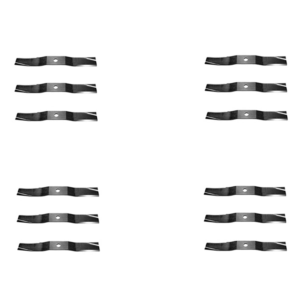 Qty 12: Medium-Lift Blade Fits Kubota Replaces B1KU1037