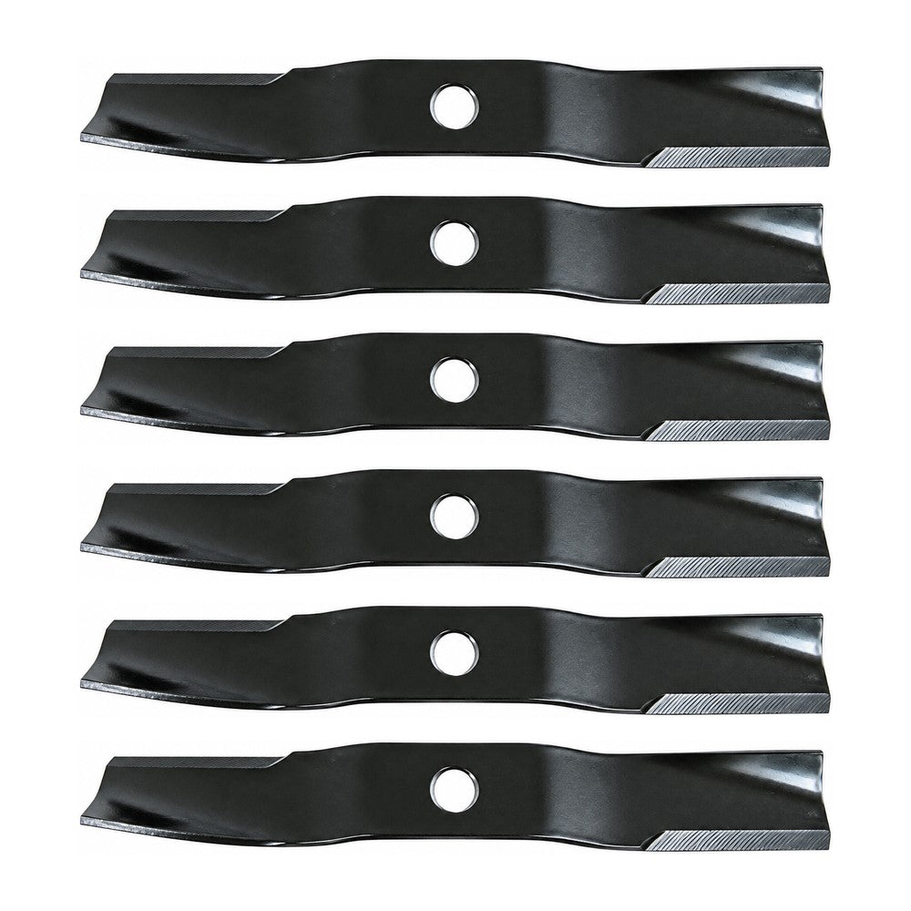 K5351-34340 Six New Mower Blades Med. Lift Fits Kubota RCK54 Decks with 54" Cut