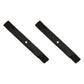 Qty 2: Mulching Mower Blade
 Fits John Deere Replaces M127129