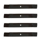 Qty 4: Mulching Mower Blade Fits John Deere Replaces M127129
