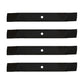 M139802 Four (4) Mower Blade Fits John Deere 1742GS 1742HS Sabre Lawn Tractors
