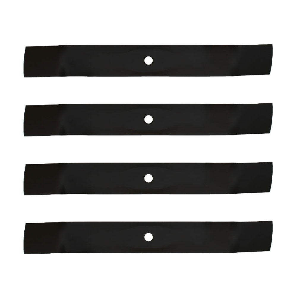 M127129 Four (4) Mulching Mower Blade Fits John Deere LT160 Series 42" C deck