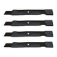 Qty 4: Mulching Mower Blade Fits John Deere Replaces M127129